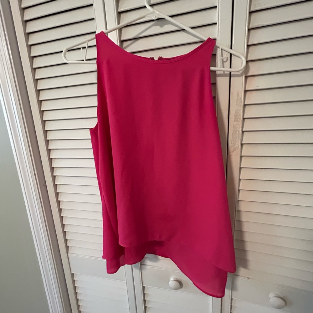 Vibrant Pink Sleeveless Top